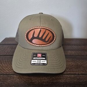 NWT Richardson Original 112 Trucker Adjustable Snap Mesh Hat Green Weston Ryder